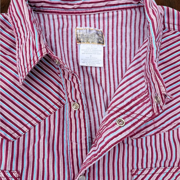 Express Rider Large Men’s Button down - Picture 3 of 3